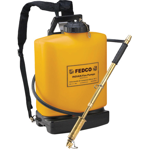Pompe &agrave; incendie Fedco, 5 gal. (18,9 L), Plastique Equipex