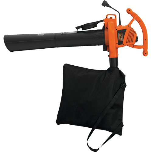 Souffleur/aspirateur/broyeur de feuilles, Vitesse d'air 210 mi/h, &eacute;lectrique Equipex