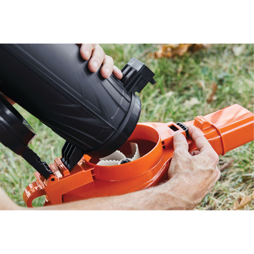 Souffleur/aspirateur/broyeur de feuilles, Vitesse d'air 210 mi/h, &eacute;lectrique Equipex