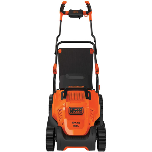 Lawn Mower with Comfort Grip Handle, Push Walk-Behind, Electric, 15" Cutting Width Equipex
