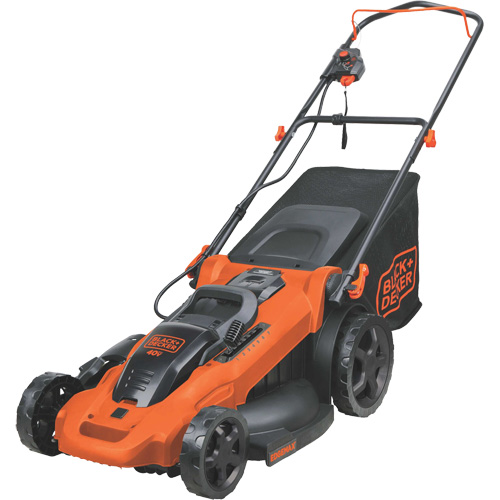 40V Max* Cordless Lawn Mower Kit, Push Walk-Behind, Battery Powered, 20" Cutting Width Equipex