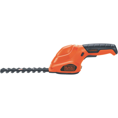 Cisailles de jardin/cisailles &agrave; haie 2-en-1, &agrave; pile, 3,6 V, Largeur de la coupe 4"/6" Equipex