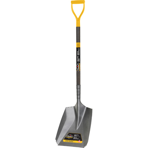 Pelle &agrave; neige dent&eacute;e, Lame Acier durci, Largueur 11-7/10", Manche Prise en D Equipex