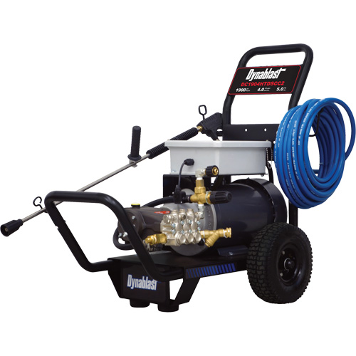 Hot & Cold Water Pressure Washer with Time Delay Shutdown, Electric, 1900 PSI, 4 GPM Equipex