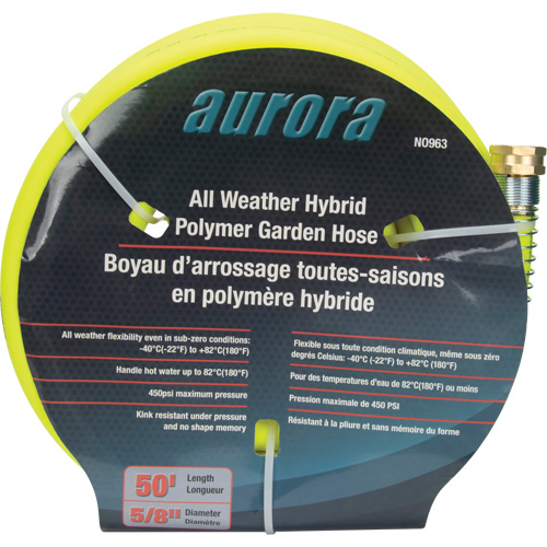 Hybrid Garden Hose, Copolymer, 5/8" dia. x 50' Equipex
