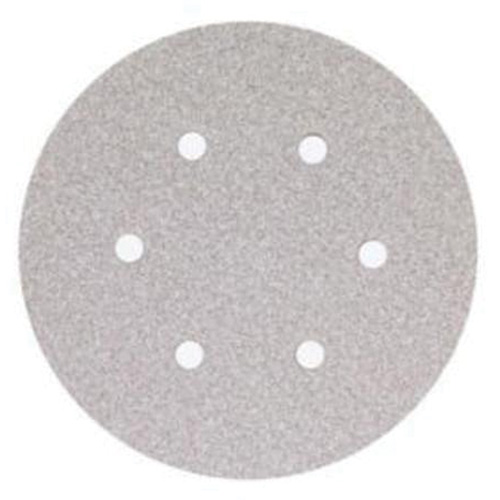 Paper Hook & Loop Vacuum Discs, 6" Dia., 280 Grit, Aluminum Oxide, B-Weight Equipex