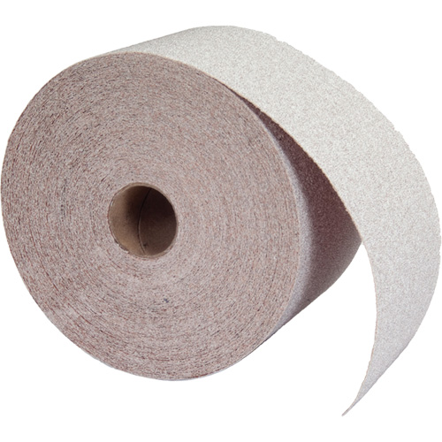 Abrasive No-Fil PSA Paper Roll, Aluminum Oxide, 2-3/4" W x 75' L, 80 Grit Equipex