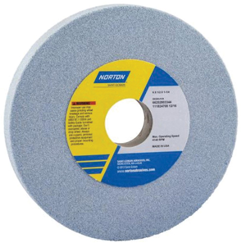 Meule vitrifi&eacute;e, type 01, C&eacute;ramique d'alumine, 7" x 1/4" Equipex