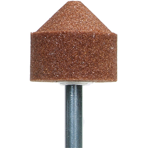 Meule mont&eacute;e sur tige Gemini, A13, 1-1/8" dia., 1-1/8" lo Equipex