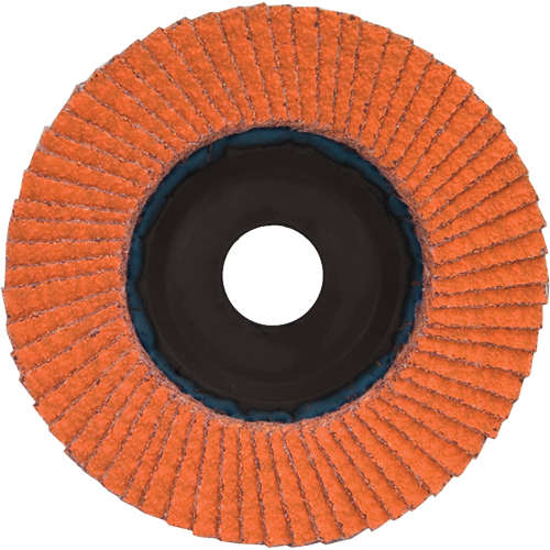 Flap Discs - Quick Trim SG Blaze R980P, 5" x 7/8", Type 27, 40 Grit, Ceramic Equipex