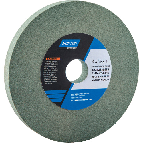 Bench Grinding Wheels - Gemini, 6" x 1/2", 1" Arbor Equipex