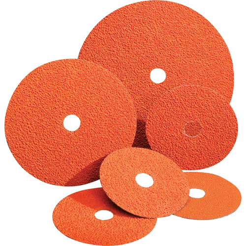 Blaze&reg; Fiber Discs, Ceramic Alumina, 24, 5" Dia x 7/8" Arbor Equipex