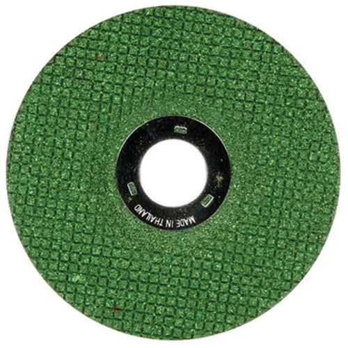Green Corps Flexible Grinding Wheel, 4-1/2" x 1/8", 7/8" Arbor, Ceramic, Type 27 Equipex