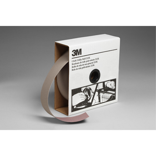 Utility Roll 211K, Aluminum Oxide, 2" W x 150' L, 100 Grit Equipex