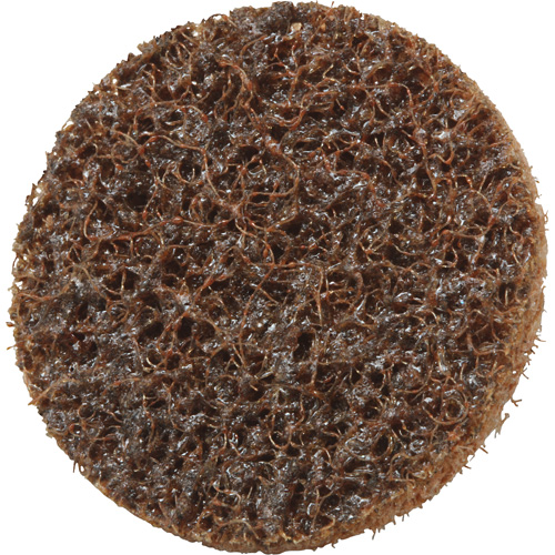 Disque de conditionnement de surface Roloc Scotch-Brite, 1-1/2" dia., Grain Cors&eacute;, Oxyde d'aluminium Equipex