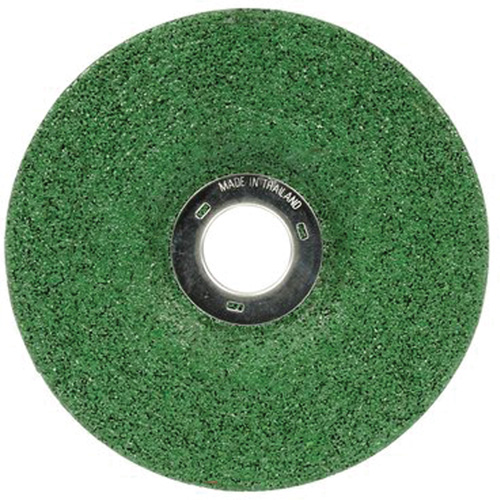 Green Corps Flexible Grinding Wheel, 5" x 1/4", 7/8" Arbor, Ceramic, Type 1 Equipex