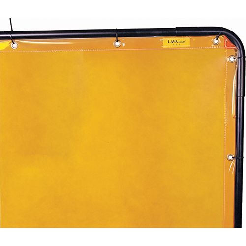 Rideau Lavashield, 68,5" x 68,5", Transparence &eacute;lev&eacute;, Jaune Equipex