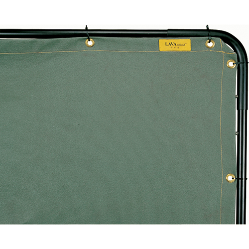 Welding Screen and Frame, Olive, 6' x 6' Equipex