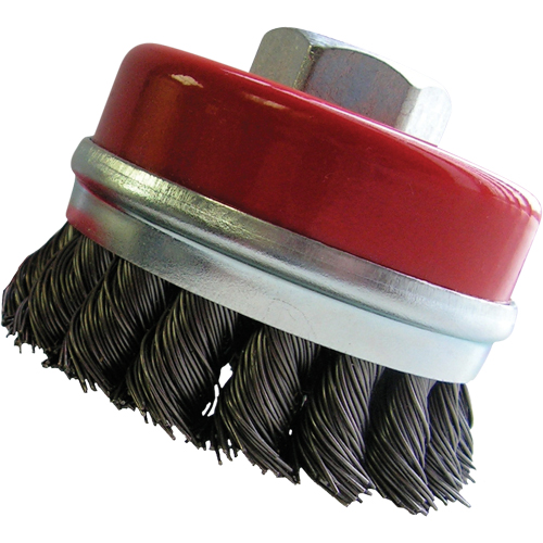 Brosses-boisseau, 3" dia. x 5/8"-11 arbre Equipex