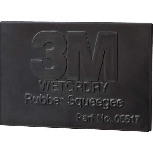 Wetordry Rubber Squeegee, 3", Rubber Equipex