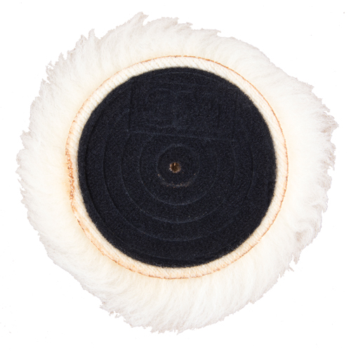 3" x 15/16" Finesse-it Knit Buffing Pad, 3" Dia., Wool Blend Equipex