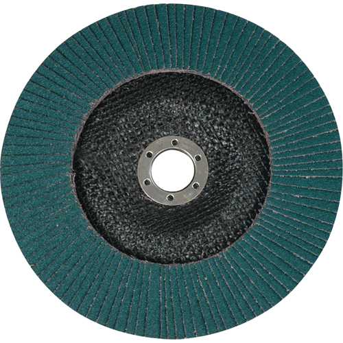 Disques &agrave; lamelles 577F, 4-1/2" x 7/8", Type 29, Grain 36, Zirconium Equipex