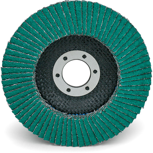 Disques &agrave; lamelles 577F, 4-1/2" x 7/8", Type 29, Grain 40, Zirconium Equipex