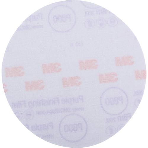 DISQUE FINITION MAUVE 6" HOOKIT GRN P800 50/BTE, 6" Dia., P800 Grit Equipex