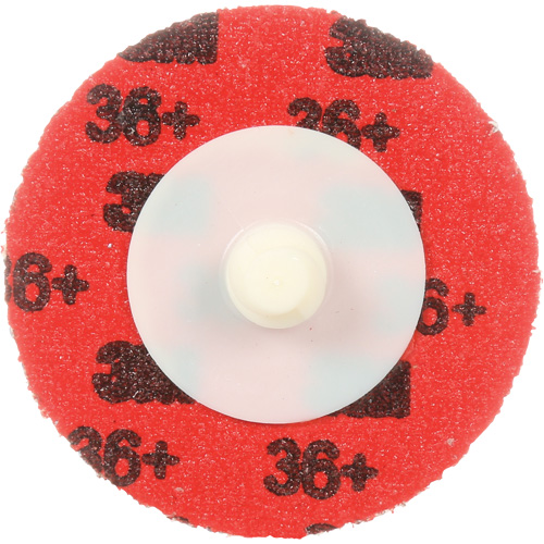 Disque &agrave; d&eacute;ligner durable II Roloc Cubitron, 3" dia., Grain 36+, C&eacute;ramique Equipex