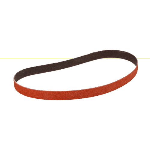 Cloth Belt 777F, 1/2" W x 18" L, Aluminum Oxide/Ceramic, P180 Grit Equipex