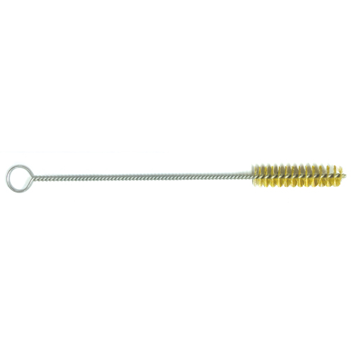 Twisted Tube Brush, 1/2" Dia. x 2" L, 8" Overall Length Equipex