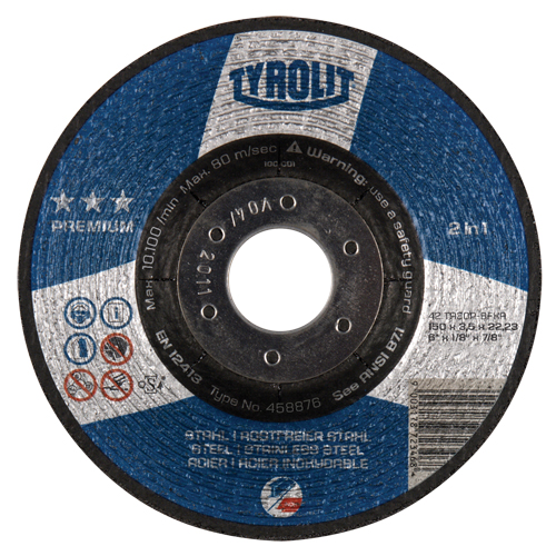 Meule combin&eacute;e 2 en 1 6", Type 27 Equipex