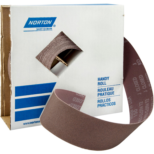 Rouleau de toile abrasive Metalite, Oxyde d'aluminium, 2" la x 150' lo, Grain 220 Equipex