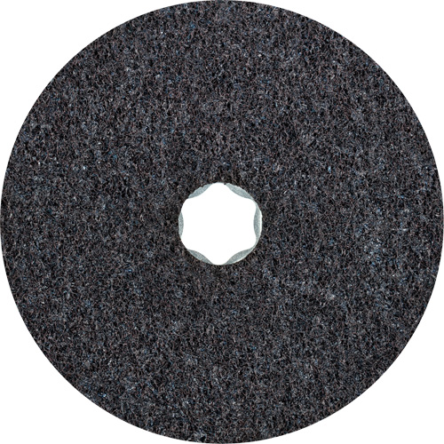 Disc de conditionnement de surface &agrave; boucles et crochets, 4-1/2" dia., Grain Moyen, Oxyde d'aluminium Equipex