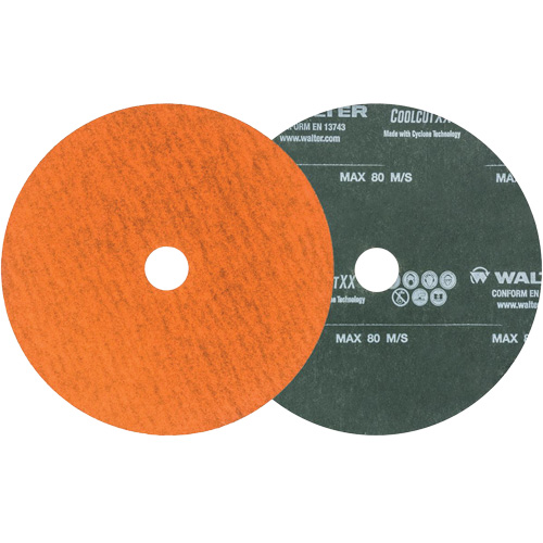Coolcut XX Sanding Disc, 4-1/2" Dia., 36 Grit, Ceramic Equipex