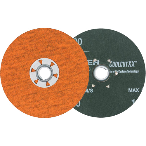 Coolcut XX Sanding Disc, 4-1/2" Dia., 120 Grit, Ceramic Equipex