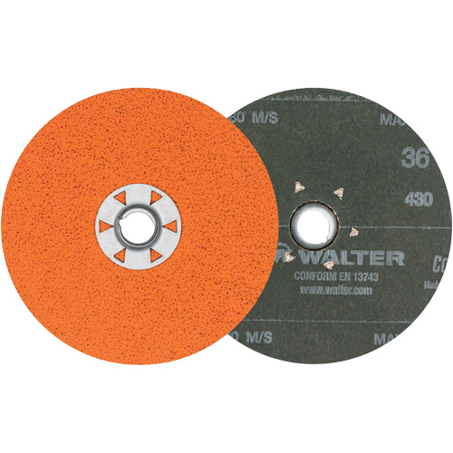 Coolcut XX Sanding Disc, 5" Dia., 36 Grit, Ceramic Equipex