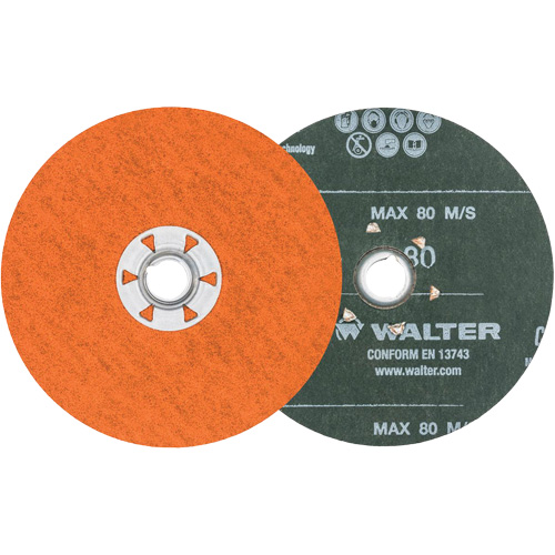 Coolcut XX Sanding Disc, 5" Dia., 80 Grit, Ceramic Equipex