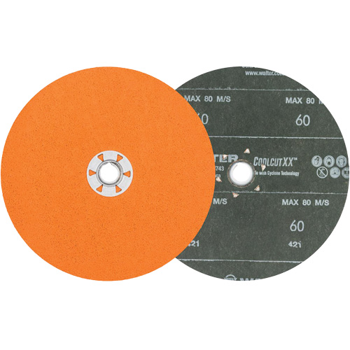 Disque de sablage Coolcut XX, 7" dia., Grain 60, C&eacute;ramique Equipex