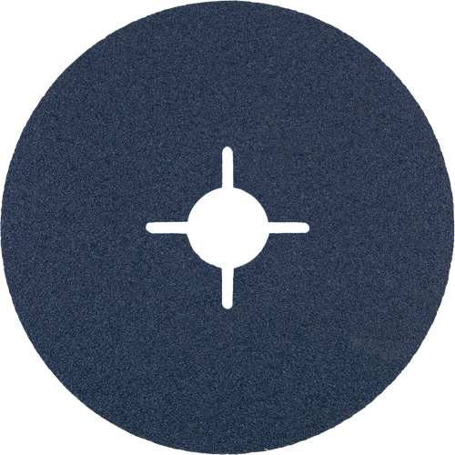 Disque de ponçage en fibre de r&eacute;sine, Zirconium, 36, 5" Dia x 7/8" Arbre Equipex