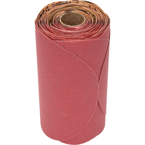 Disque abrasif rouge Stikit, 6" dia., Grain 240, Oxyde d'aluminium Equipex