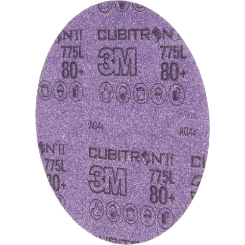 Cubitron II Stikit Film Disc Roll, 6" Dia., 80+ Grit, Ceramic Equipex