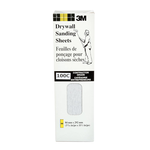 Tri-M-ite Fre-Cut Die -Cut Drywall Sheet, 11-1/4" x 3-5/16", 100 Grit, Silicon Carbide Equipex