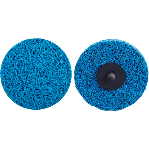 Vortex Rapid Blend Non-Woven Quick-Change Abrasive Disc, 3" Dia., Medium Grit, Aluminum Oxide Equipex