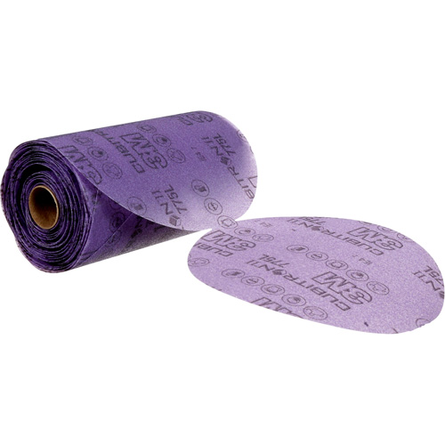 Cubitron II Stikit Clean Sanding Film Disc, 5" Dia., 120+ Grit, Ceramic Equipex