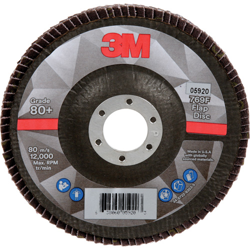 769F Flap Disc, 5" x 7/8", Type 29, 80+ Grit, Ceramic Equipex