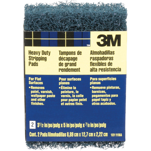 Heavy-Duty Stripping Pads, Aluminum Oxide, 3-1/2" x 5", Coarse Grit Equipex