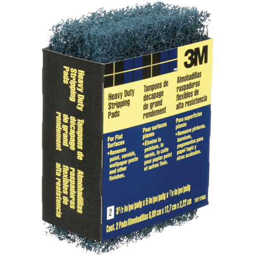 Heavy-Duty Stripping Pads, Aluminum Oxide, 3-1/2" x 5", Coarse Grit Equipex