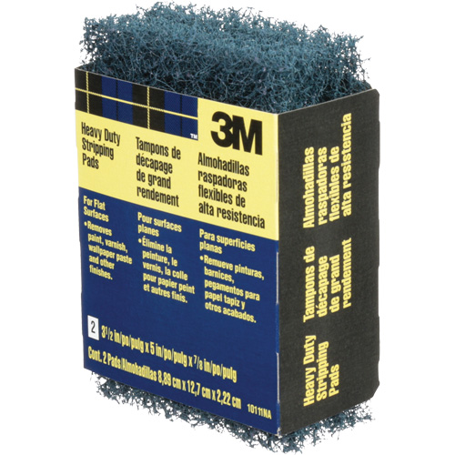 Heavy-Duty Stripping Pads, Aluminum Oxide, 3-1/2" x 5", Coarse Grit Equipex