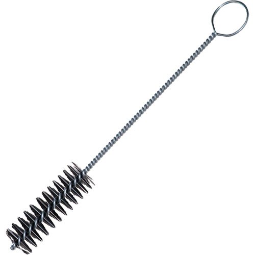 Twisted Tube Brush, 1/4" Dia. x 1-1/2" L, 7" Overall Length Equipex